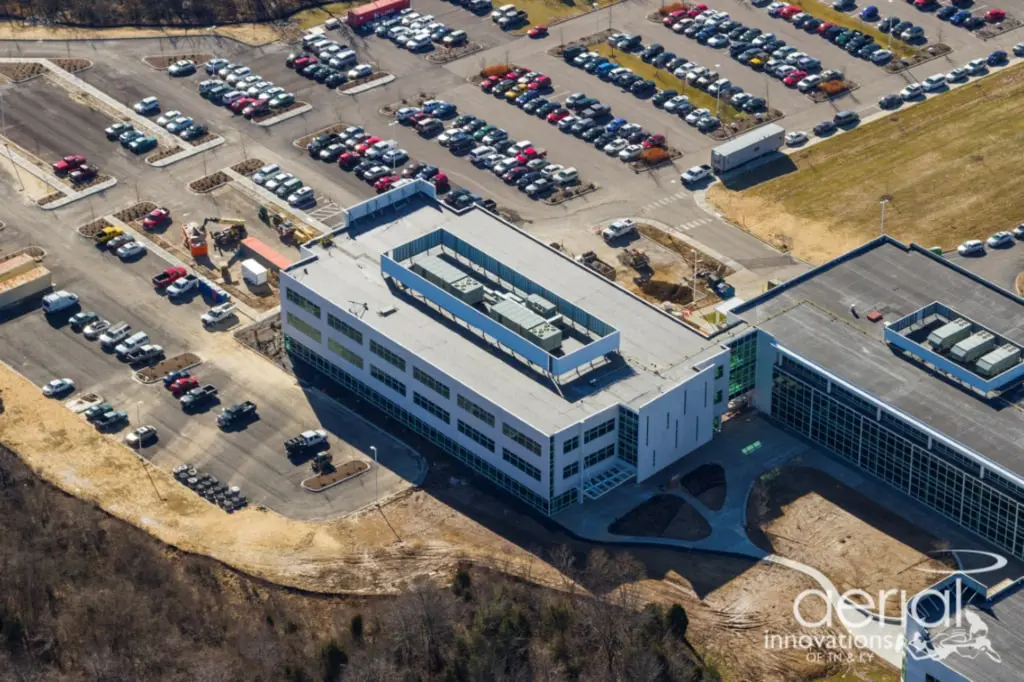 aerial view of The Rawlings Group Corporate Headquarters